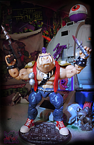 TEENAGE MUTANT NINJA TURTLES - CLASSIC COLLECTION :: ROCKSTEADY & BEBOP { tOkKustom Punk touch-ups } x // 'Bop (( 2013 ))