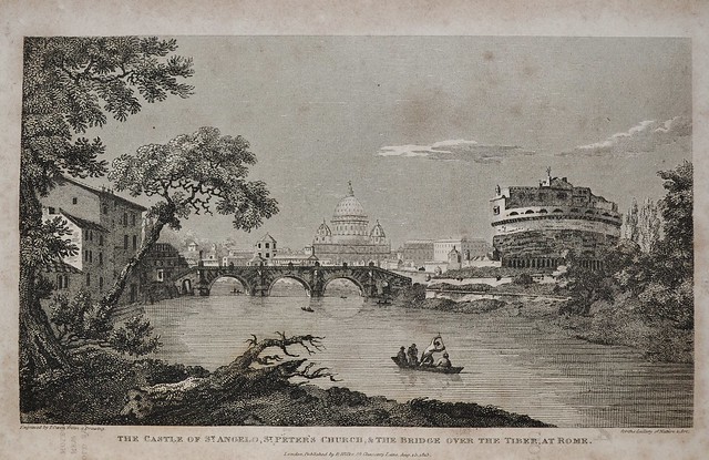 Bridge over the Tiber, Rome - Gallery of Nature & Art 1819