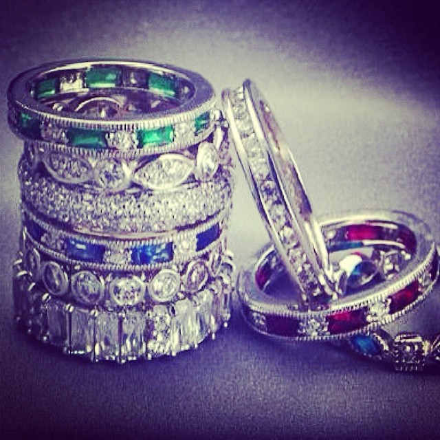 #stackable #rings #mix #gemstones #fashion #jewelry #susanb #style #styleispersonal @susanb_com