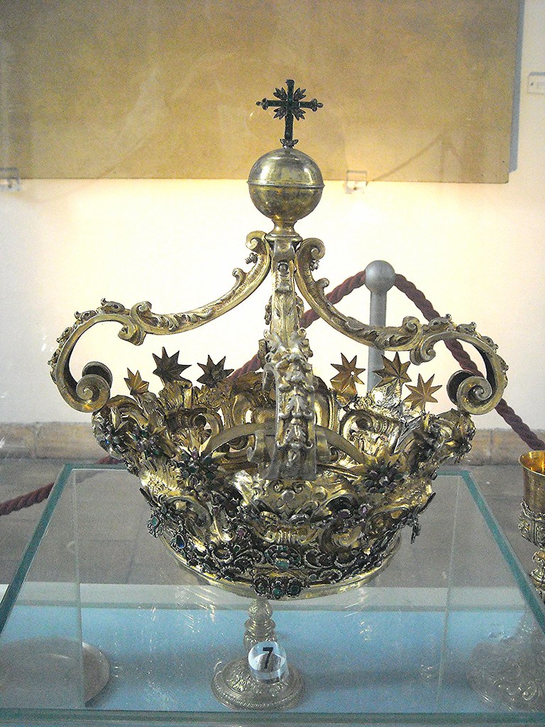 Silver Crown For Virgin Mary Neapolitan Manufacture18th Flickr