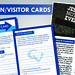 bulletin and visitor cards