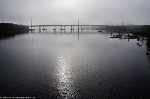 bridge fog sunrise nikon florida d90