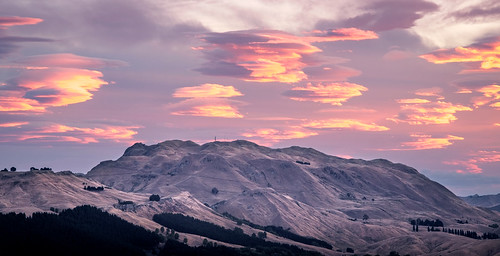 mtkahuranaki hawkesbay newzealand sunset ankh tematapeak foehn sky kahuranaki dusk caldwell light clouds