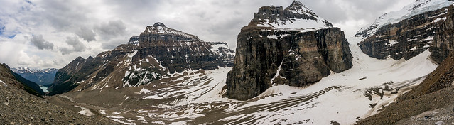 Valley of Six Glaciers panorama