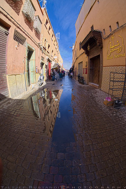 Medina market path, Marrakesh