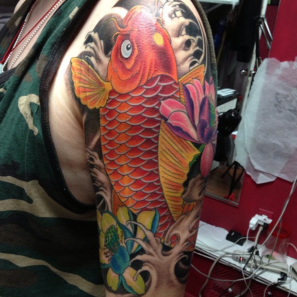 tattoo#Koi fish tattoo#tattoo koi fish on arm#ny tattoo#fl… | Flickr
