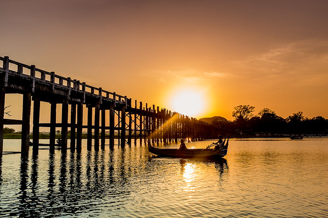 Picture of the Day #17 - U-Bein-Bridge Sunset
