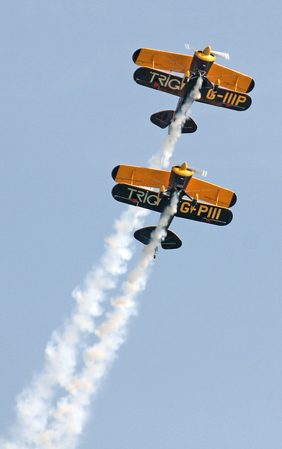 Trig Aerobatic Team - Pitts Special S-1D at Clacton Air Show 2013