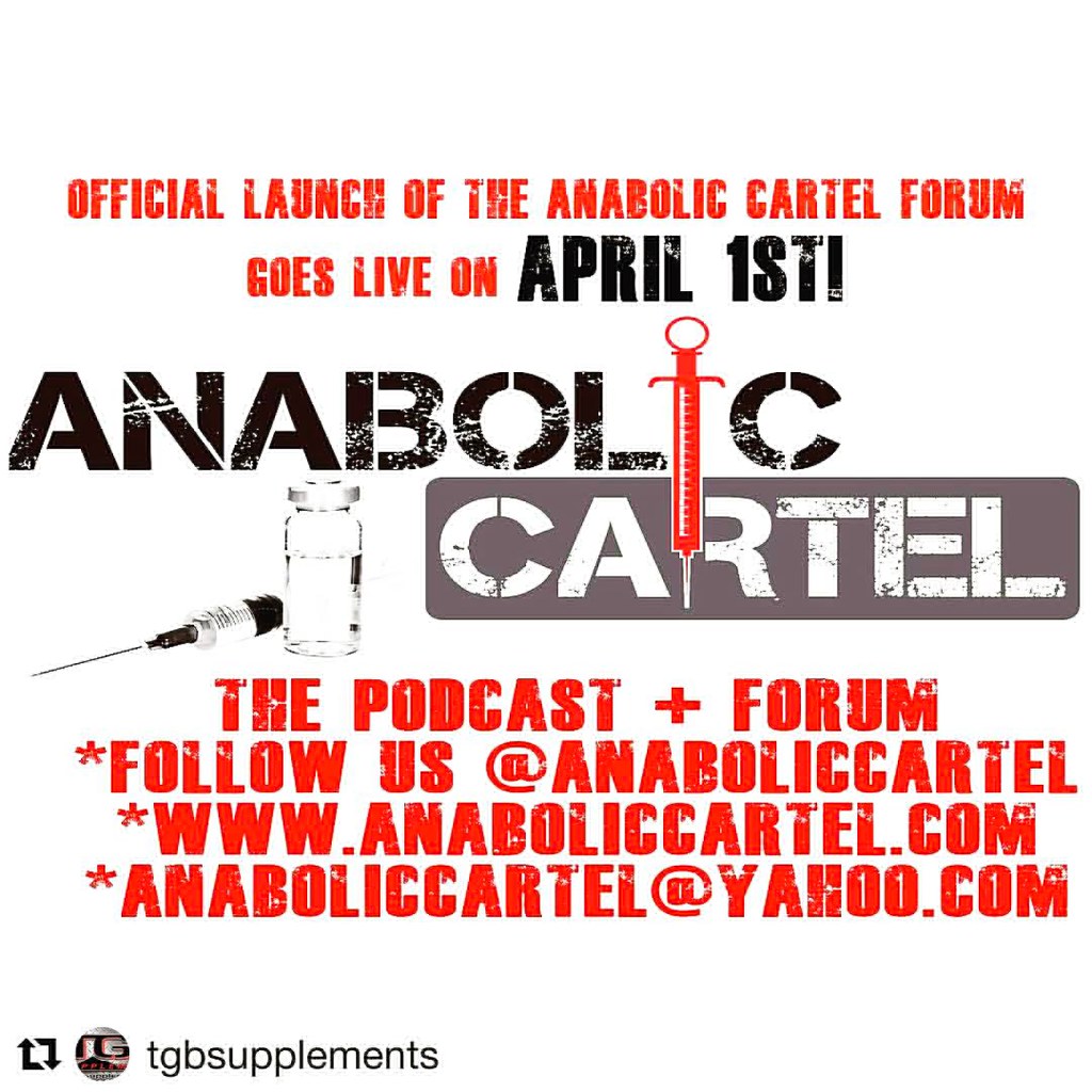 #Repost @tgbsupplements with @repostapp ・・・ 🚨Be sure to check out the Anabolic Cartel forum now while it's FREE! The official launch of the forum will be April 1st🚨 ------------- Things to look👀 for on the Anabolic Carte