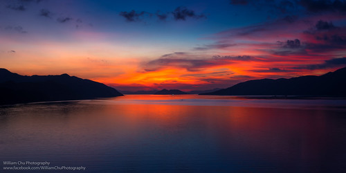sky sunrise hongkong dawn outdoor newterritories plovercovereservoir 船灣淡水湖