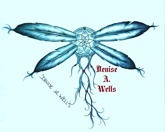 Dragonfly Dream Tattoo Design by Denise A. Wells