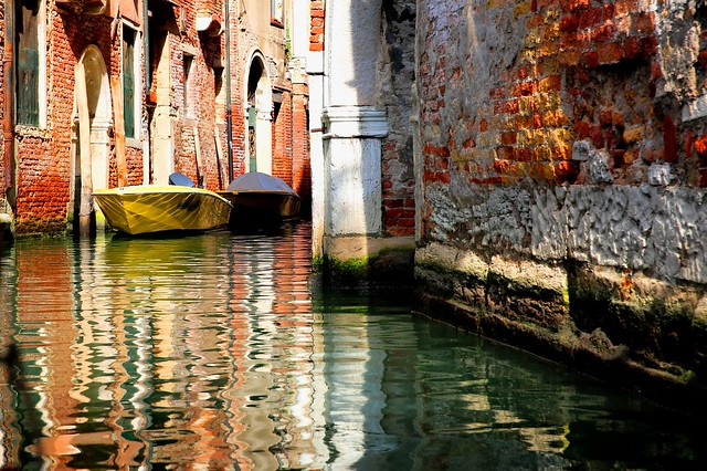 Colourful Venice Water Alley