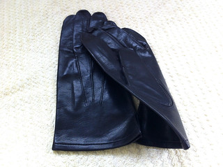 guantes3 | guanti in pelle nera sfoderati militari esercito ...