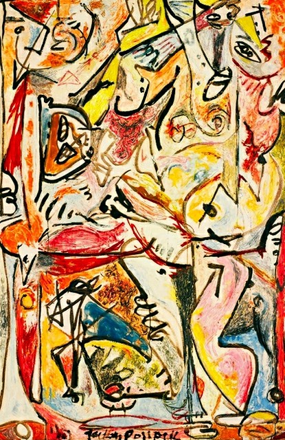 Pollock, Jackson (1912-1956) - 1946 The Blue Unconscious (Sotheby's New York, 2013)