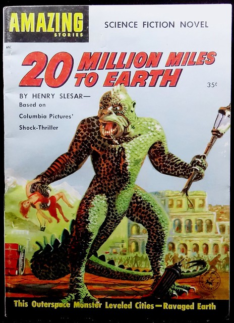 Amazing Stories Science Fiction Novel (1957).  Movie Tie-In.  Digest Size Paperback Original