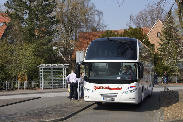 MAN Touringcar Weltenbummler BOR AZ 913 in Vreden Busbahnhof 29-03-2014