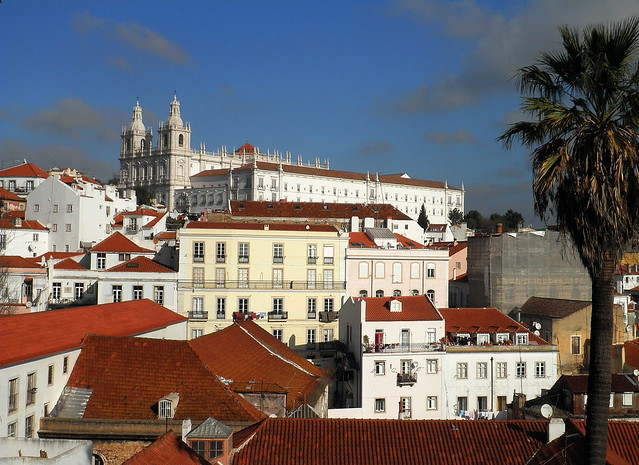 Alfama from the Miradouro de Santa Luzia (Lisbon)