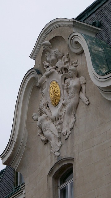 Detail on back of French Embassy