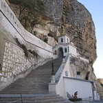 Bakhtchyssaraï - L'église dans la montagne