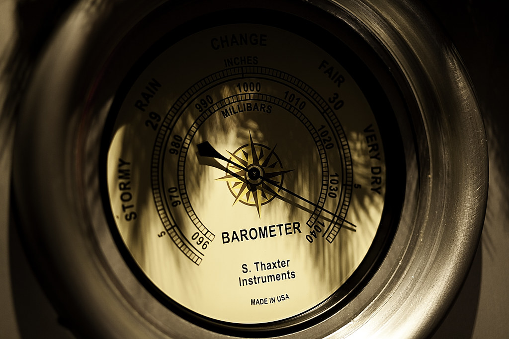 024292-55-S Thaxter Instruments-1 | Barometer on the wall at… | Flickr