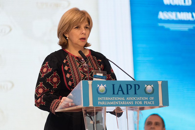 Hon. Dr. Olga Bogomolets, the head of the Committee on Health of the Ukrainian Parliament