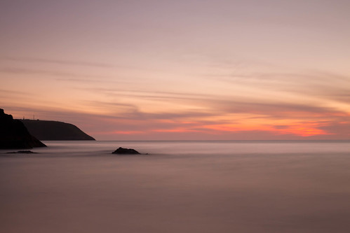 ocean longexposure sunset sky seascape silhouette wales landscape evening coast waves le welsh tresaith 10stopnd bw110nd30