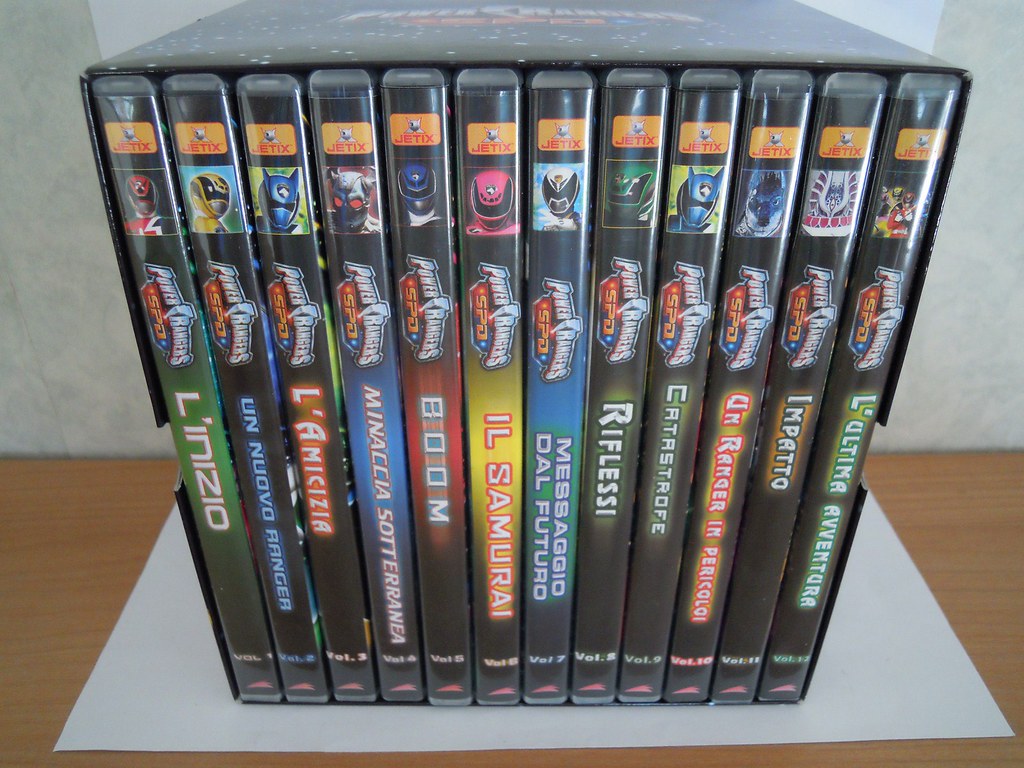 Power Ranger SPD DVD Collection | This is a complete collect… | Flickr