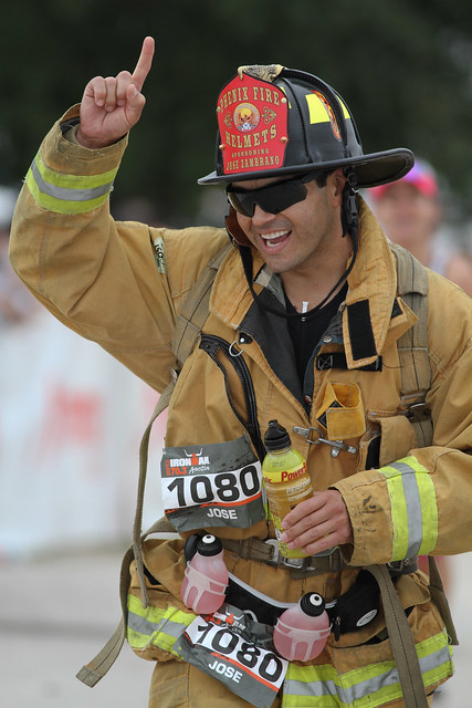 Austin Ironman 70.3 - A Racing Fireman