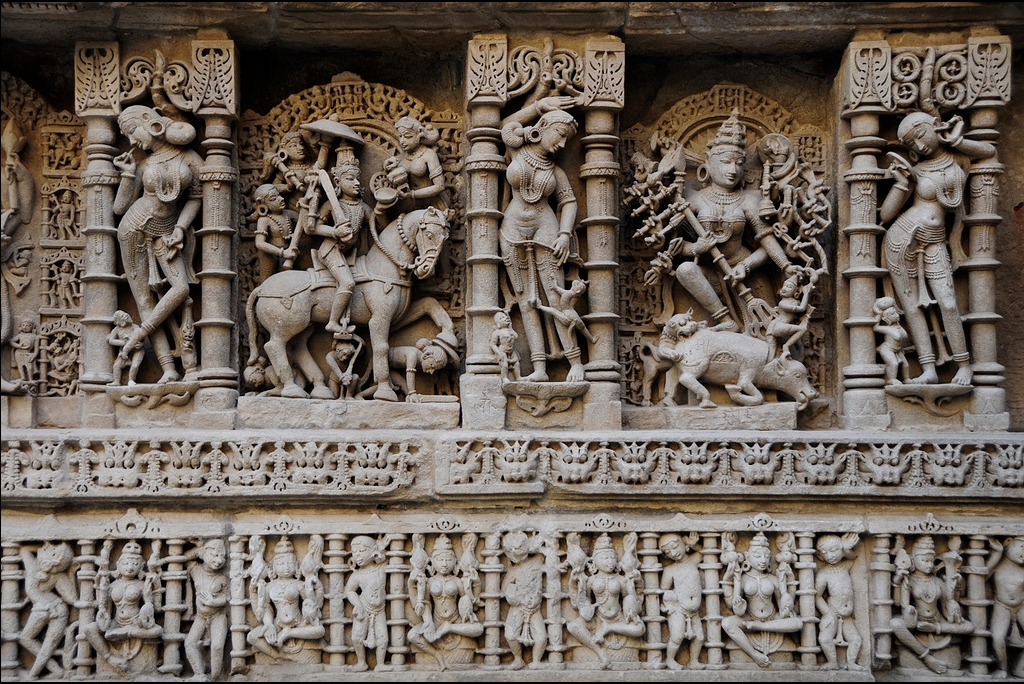 Rani Ki Vav Hindu Queens stepwell outside Patan 1063 AD