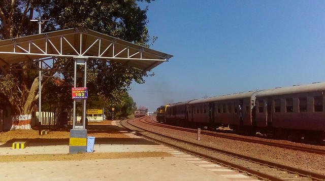 Picturesque Kusumkasa Railway Station on Dalli Rajhara-Durg line in the middle of forest