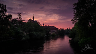 Colorful Sunset In Bamberg