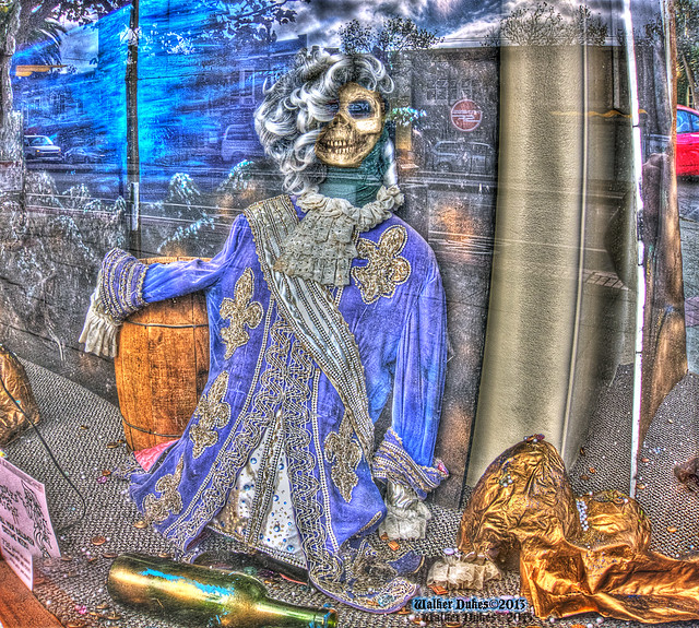 The Happy Halloween Pirate Costume of Upper Market Street, HDR