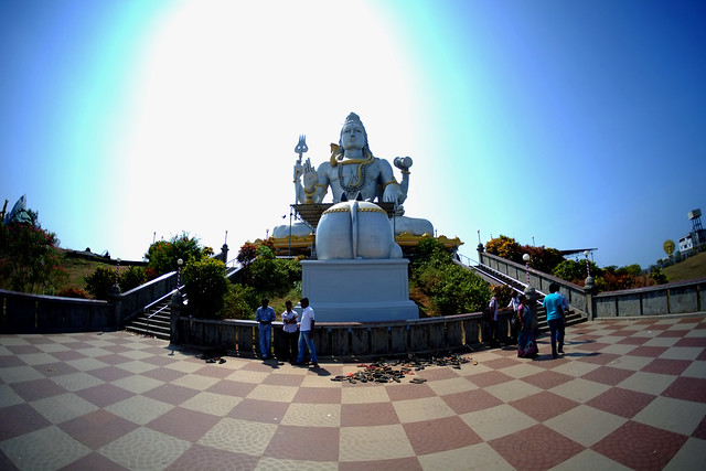At the base of Shiva