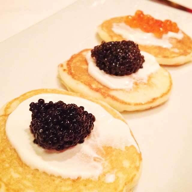 Caviar Bilinis @ The Russian Tea Room