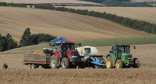uk england canon landscape countryside farming harvest lincolnshire potato agriculture tractors autofocus wolds