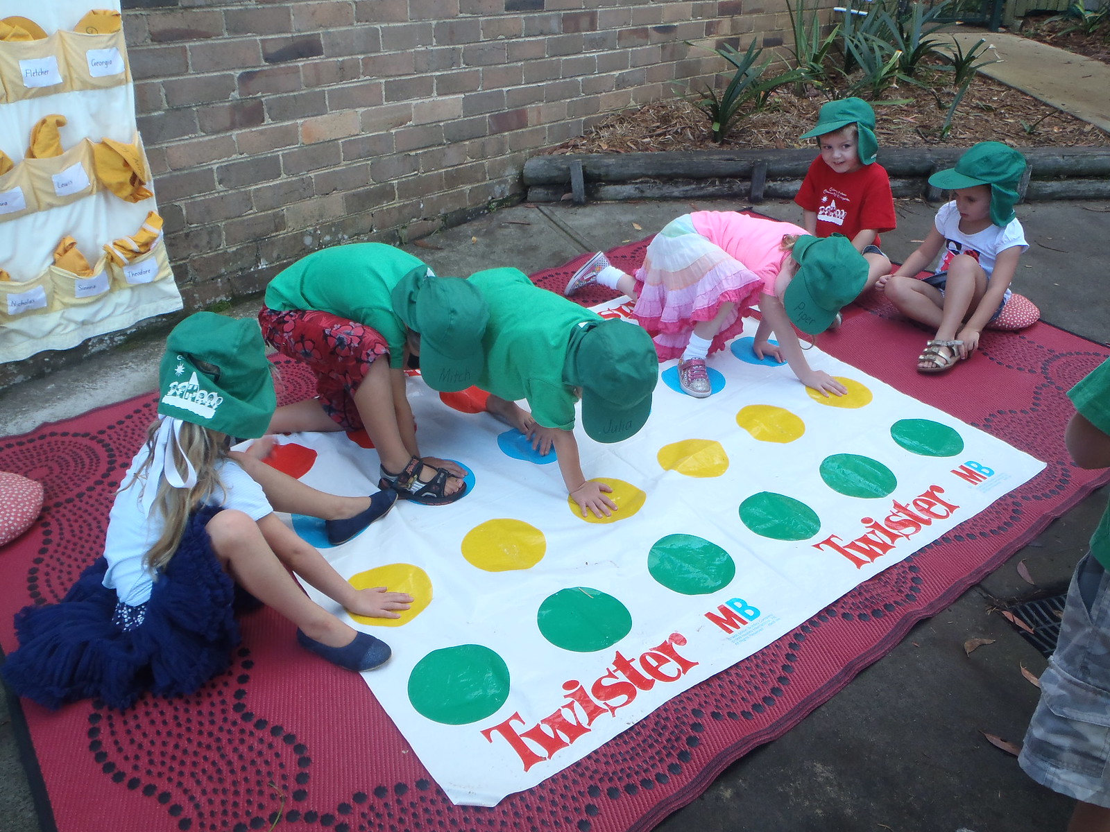 learning a little more about body awareness through a game of twister