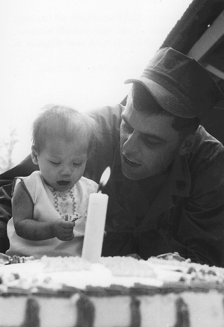 SSgt Charles Hoff and His Adopted Daughter, Da Nang, 3 January 1969