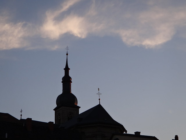 Stephanskirche von der Regnitz aus gesehen