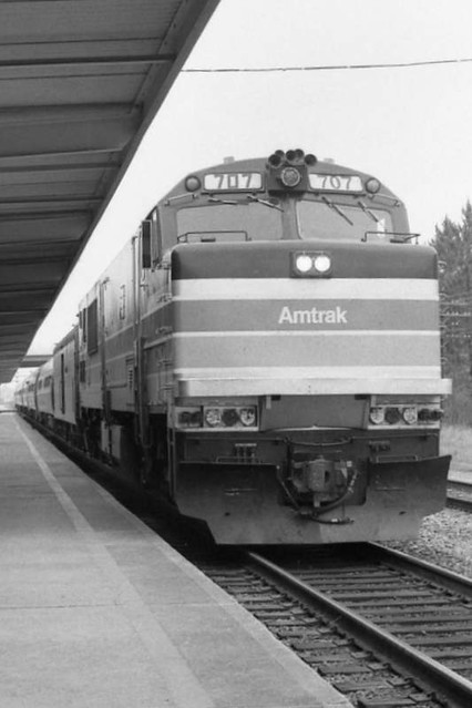 Amtrak Palmetto at Charleston SC, 1977