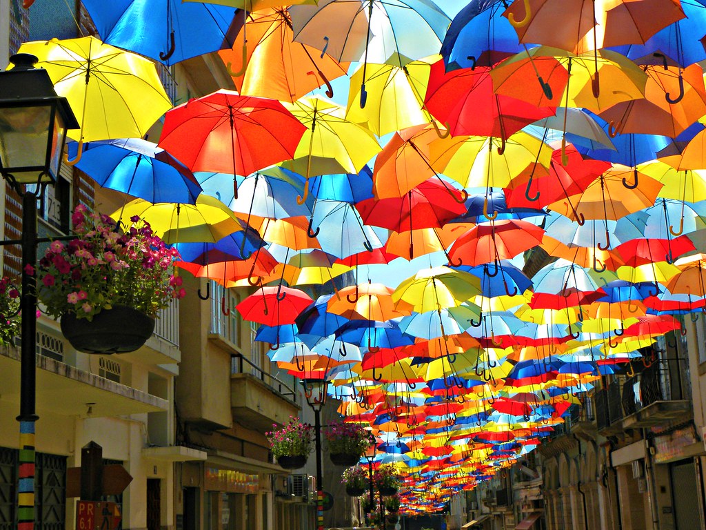 Umbrella installation or installation of dreams?