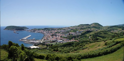 holiday azores faial horta harbour portopim panorama autostitch portugal msh0816 msh08164