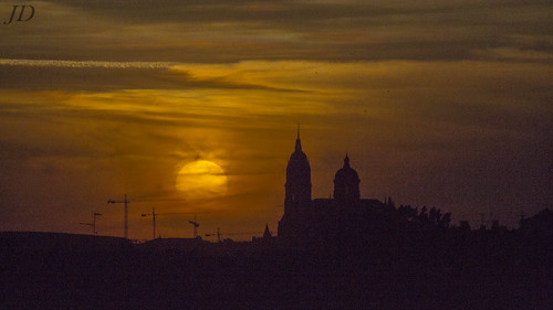 sunset sol de nikon catedral salamanca puesta d3100