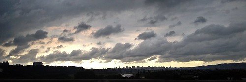 sunset sky silhouette clouds horizon taiwan taichung 台灣 台中 臺中 táizhōng