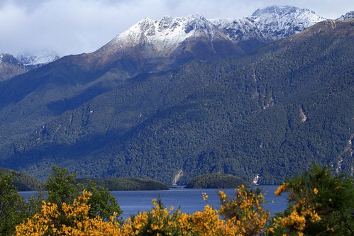 newzealand новаязеландия flickrtravelaward travel nature mountain view lake te anau fiordland