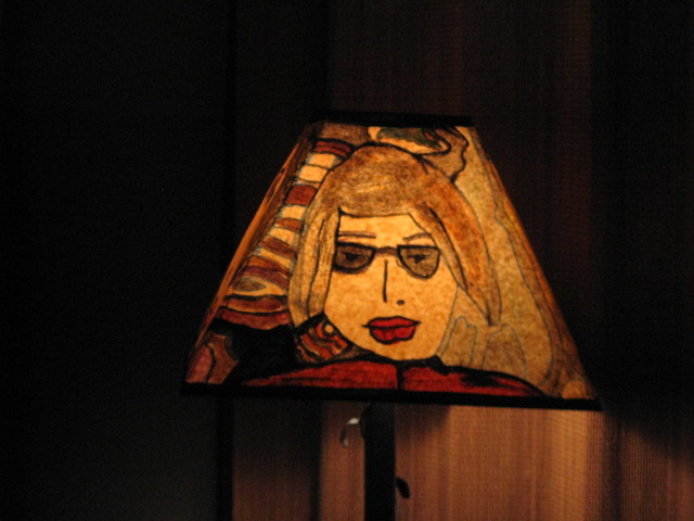 My painted lampshade