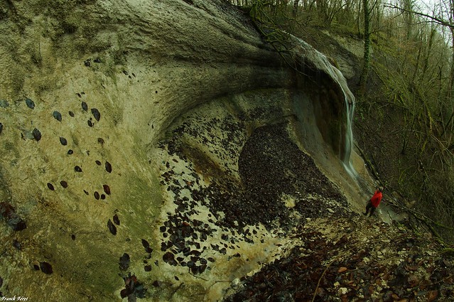 Cascade de l'ermite du Grand Bois - reculée de Norvaux - Amancey