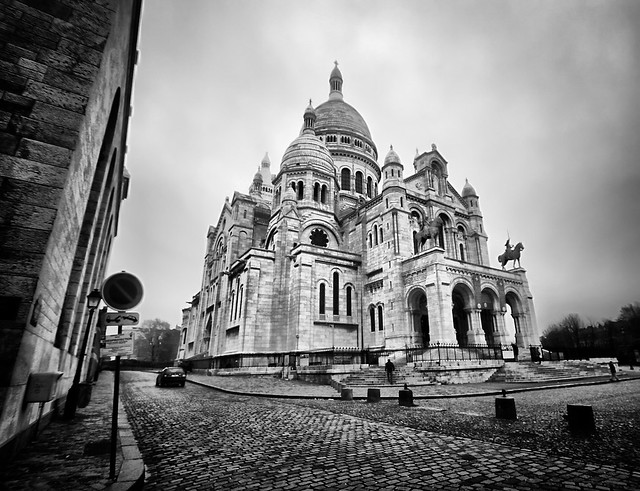 La Basilique du Sacré Cœur de Montmartre in Paris, France