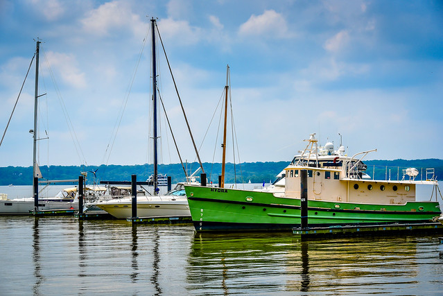 Boats at the National Harbor Marina - Maryland