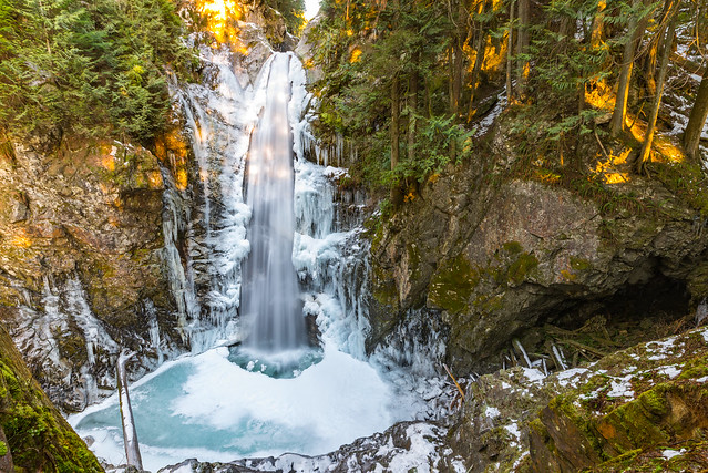 Cascade Falls, winter edition