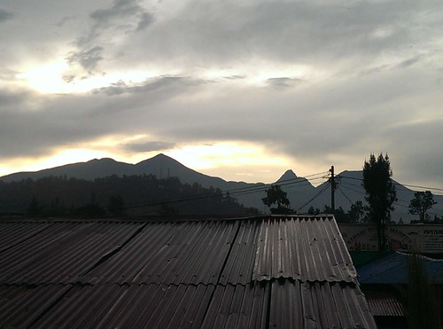 sunset rwanda 2014 toprint gahinga bisoke virunga musanze mikeno virungahotel karisimbe